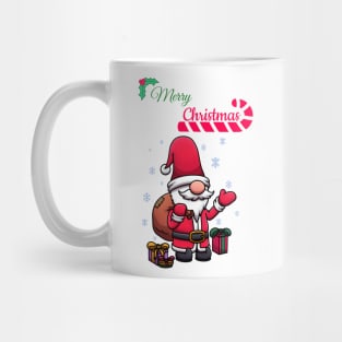 Merry Christmas Santa Gnome Mug